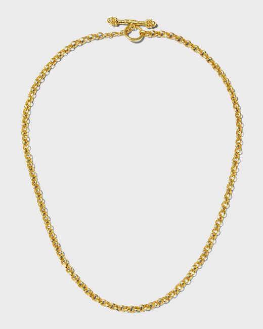 Elizabeth Locke Metallic Tiny Venezia Necklace