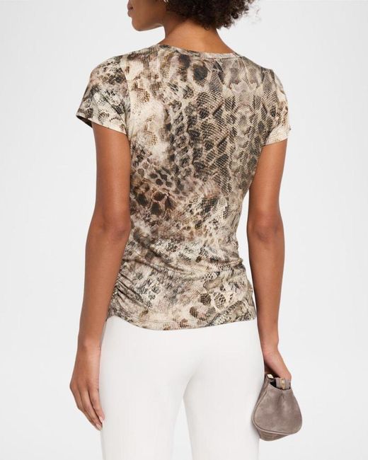 Ramy Brook Multicolor Kate Python T-Shirt
