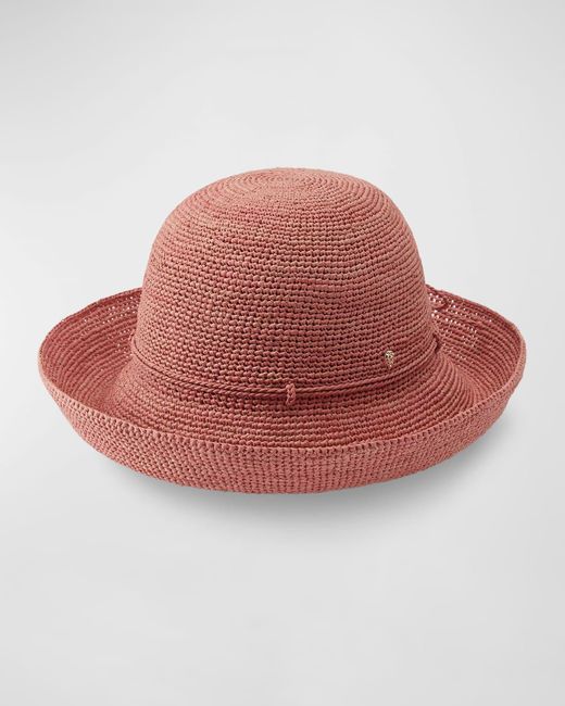 Helen Kaminski Red Provence Raffia Hat