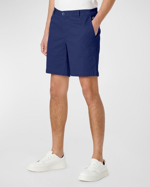 Bugatchi Blue Theo Chino Shorts for men