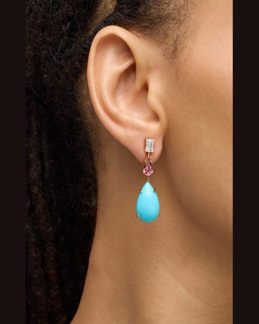 Miseno Blue 18K Diamond, Sapphire, And Earrings