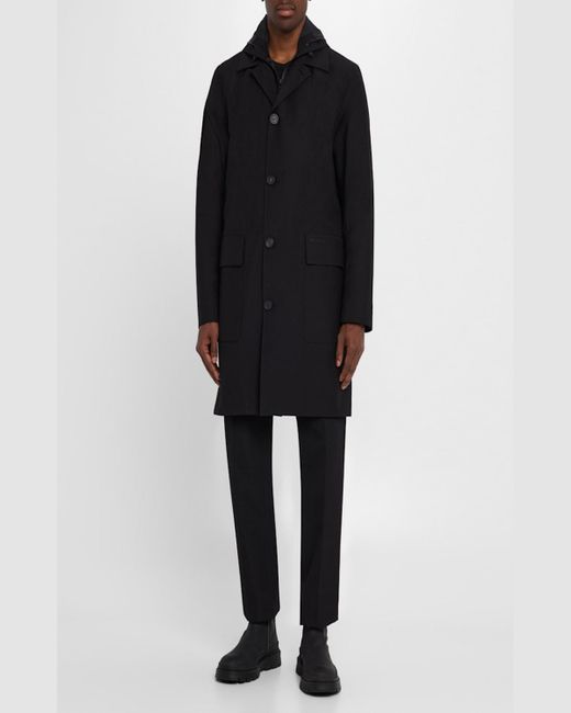 Mackage Black Mathias 3-In-1 Overcoat for men