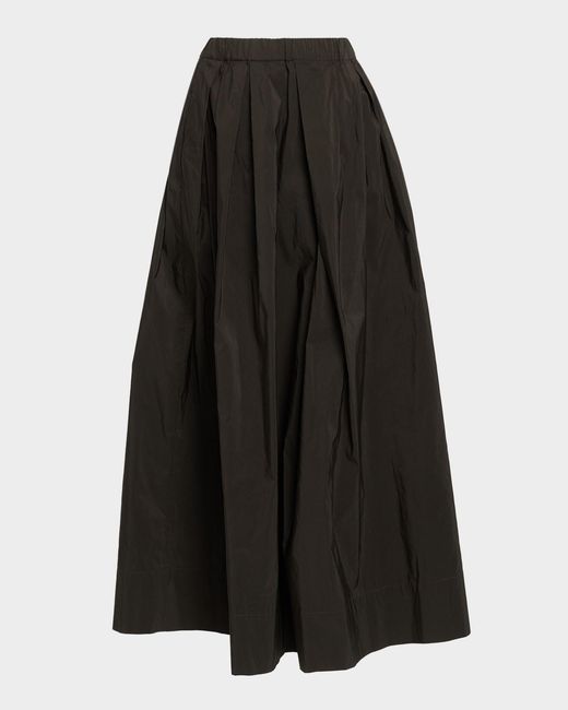 Max Mara Black Poldo Wool Long Wrap Coat