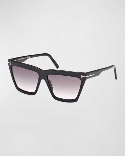 Tom Ford Multicolor Eden Acetate Butterfly Sunglasses