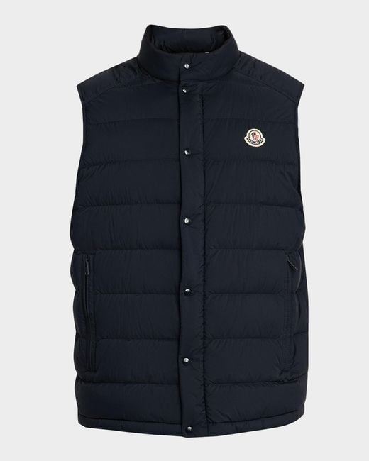 Moncler Blue Apos;S Barthe Down Vest for men