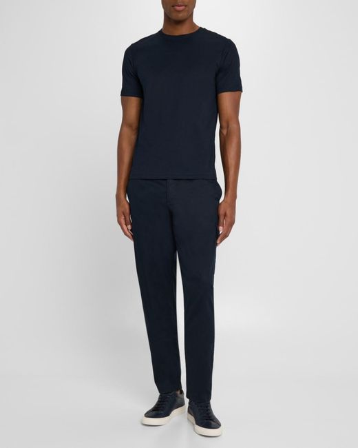 Theory Blue Apos;S Crewneck Precise Tee for men