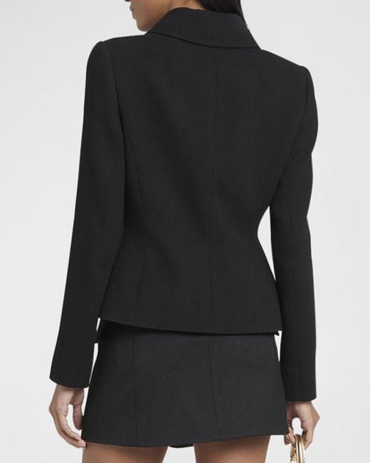 Dolce & Gabbana Black Wool Single-Breasted Jacket