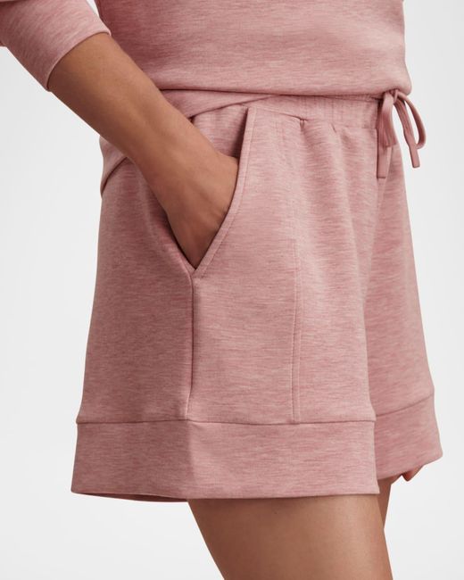Varley Pink Atrium Drawstring Shorts