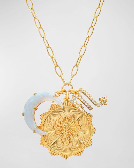 Tai Metallic New Zodiac Charm Necklace