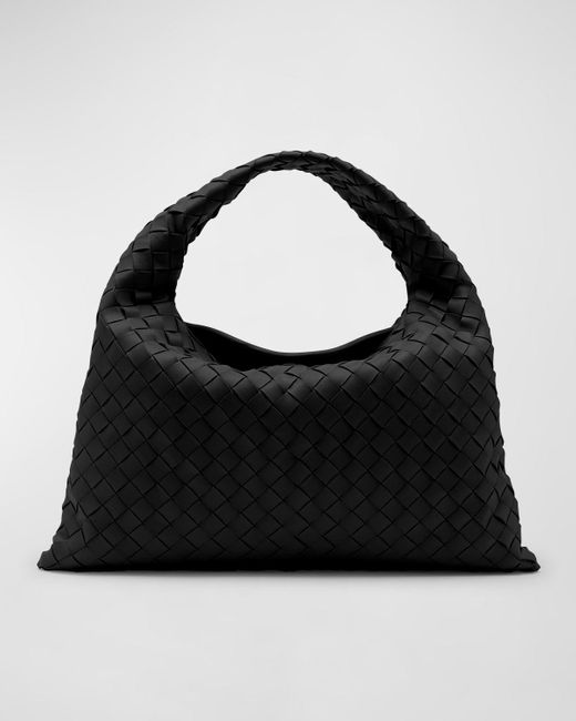 Bottega Veneta Black Small Hop Bag