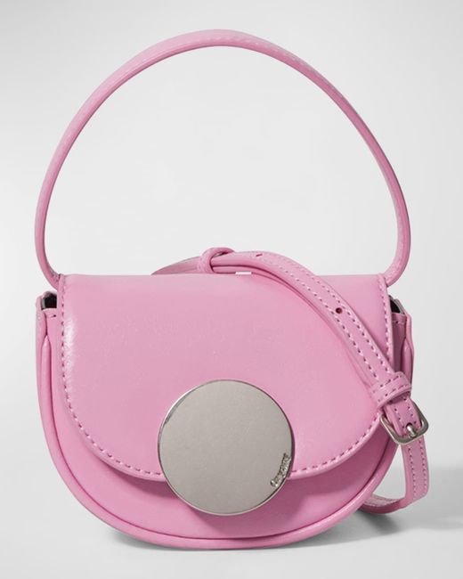orYANY Pink Lottie Petite Leather Crossbody Bag