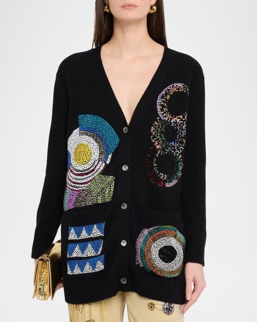 libertine-sonia-crystal-cashmere-oversized-cardigan-in-black-lyst