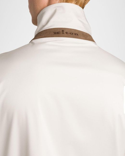Kiton Natural Apos;S Shirt Jacket for men