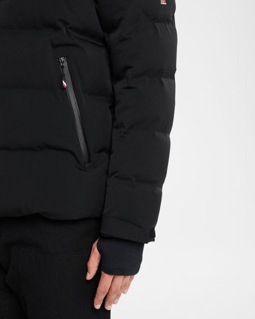 Moncler Blue Apos;S Stretch Nylon Montgetech Puffer Jacket for men