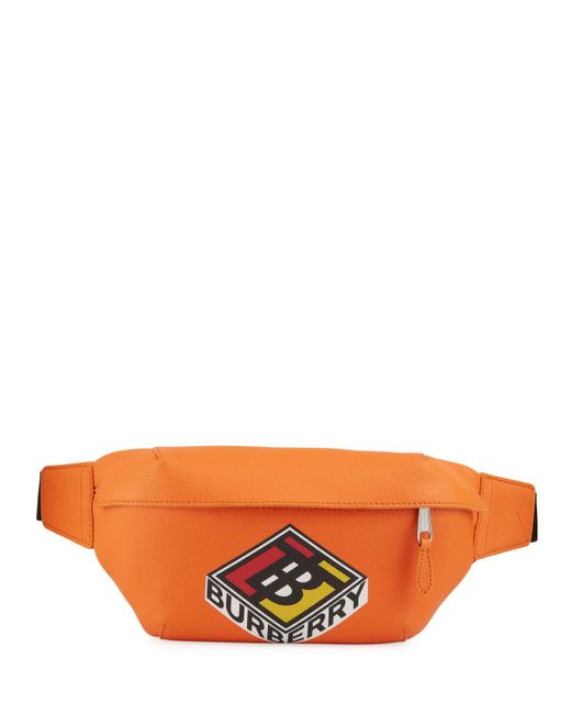 burberry belt mens orange