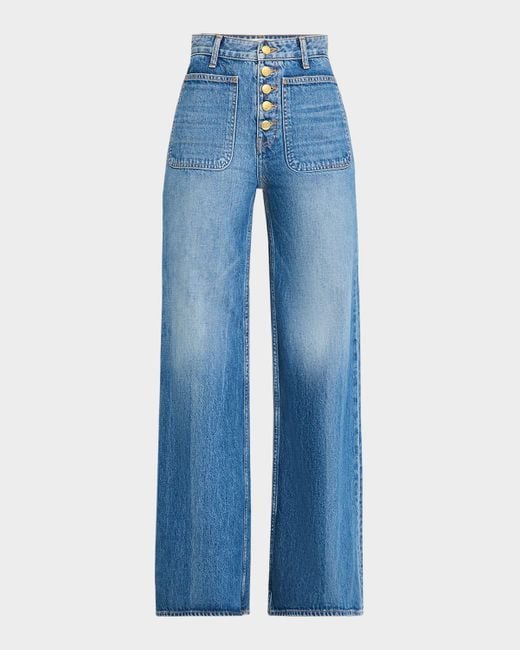 Ulla Johnson Blue The Gwynne Jeans
