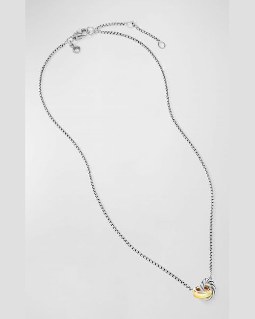 David Yurman Metallic Petite Cable Linked Necklace