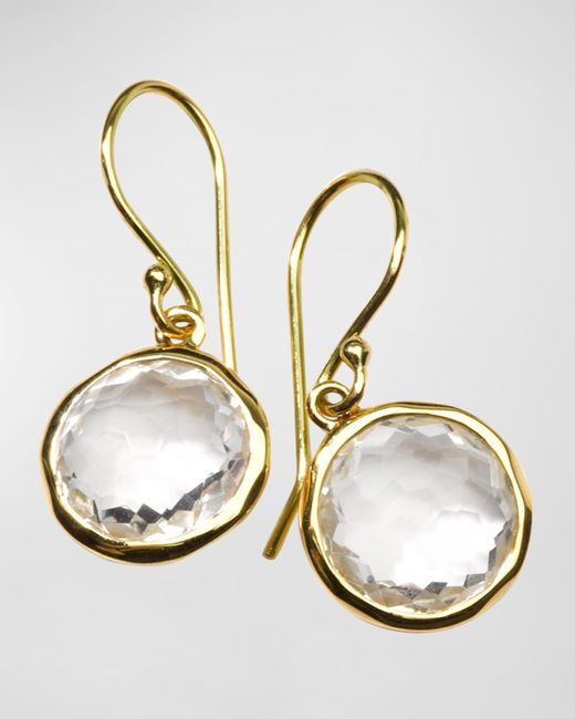 Ippolita Metallic Small Single Drop Earrings In 18k Gold