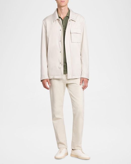 Kiton Natural Apos;S Shirt Jacket for men
