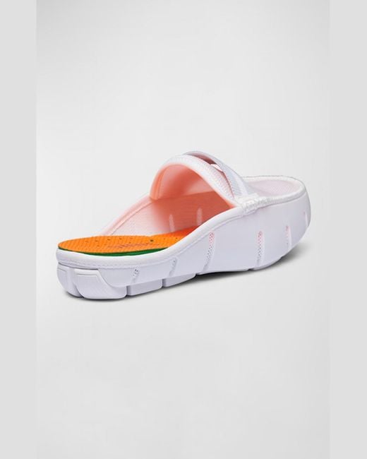 Swims White Water-Resistant Slide Loafers for men