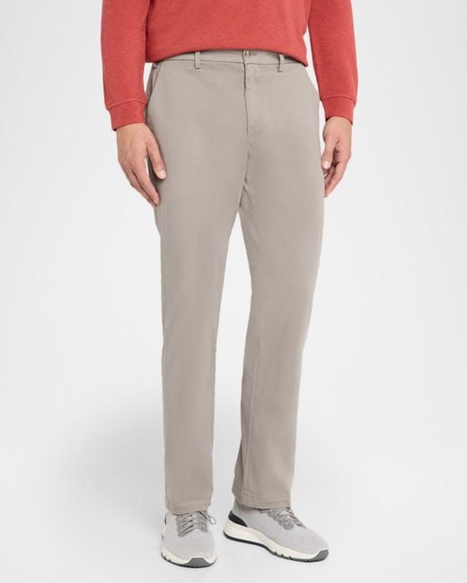 Peter Millar Gray Apos;S Flat Front Trousers for men