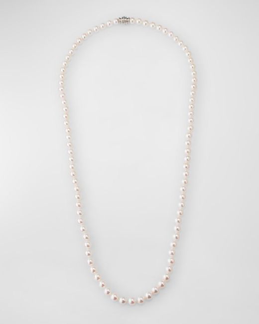 Assael White 18K Akoya Cultured Pearl Necklace