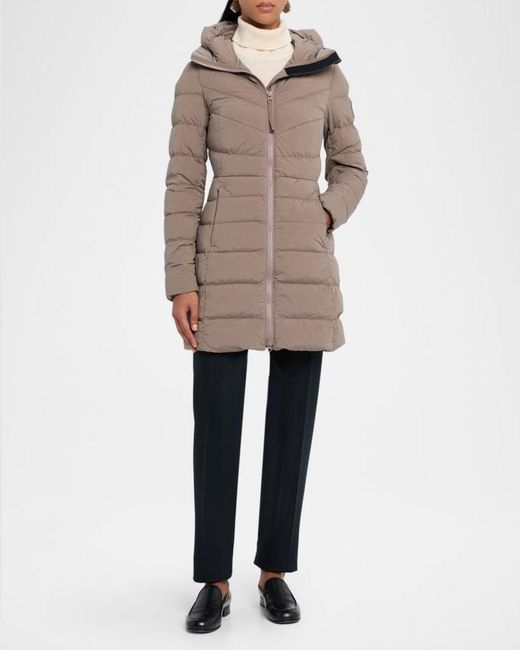 Canada Goose Brown Clair Down Hooded Coat