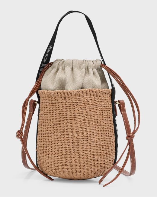 Chloé Natural X Mifuko Woody Small Basket Bag