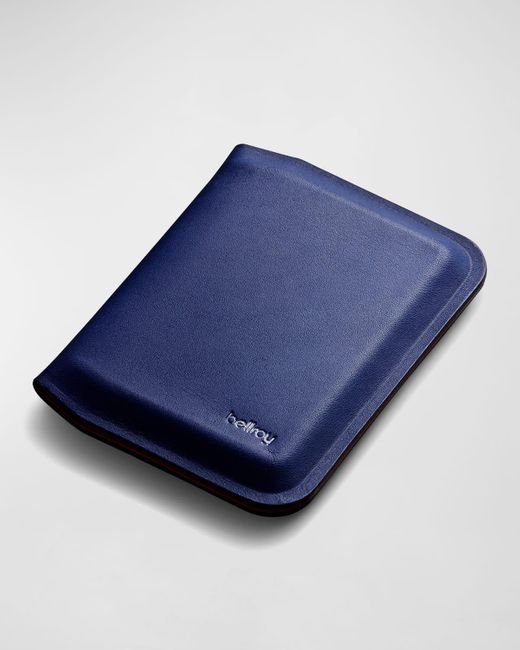 Bellroy Blue Apex Slim Sleeve Leather Wallet for men