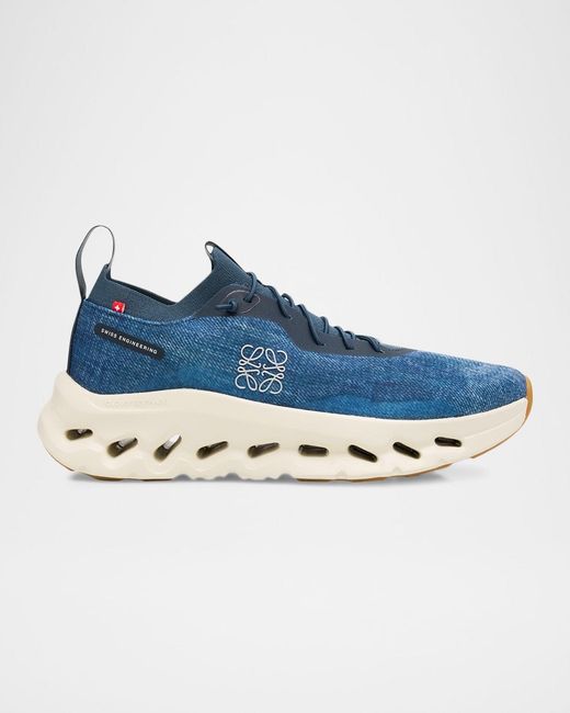 Loewe Blue Cloudtilt Denim Sneakers