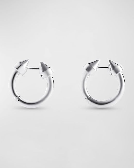 Balenciaga Metallic Force Spike Earrings