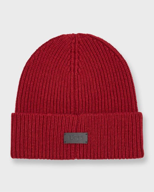 red ugg beanie