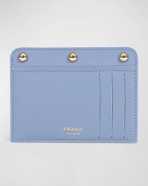 Franzi Blue Luisa Leather Card Holder
