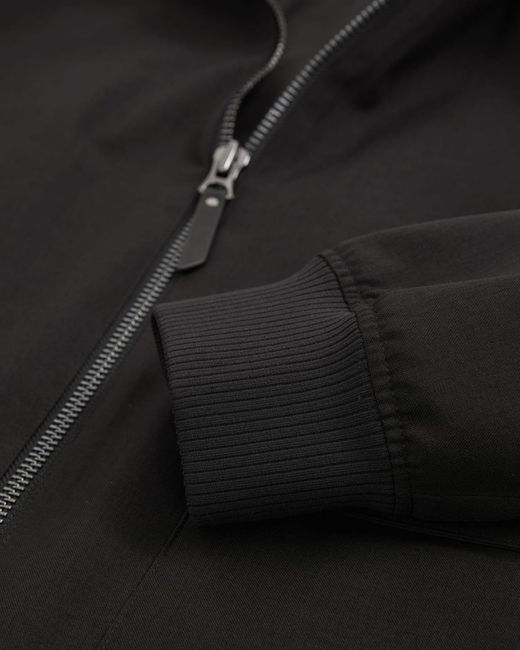 Reiss Black Apos;S Funnel-Neck Zip Jacket for men