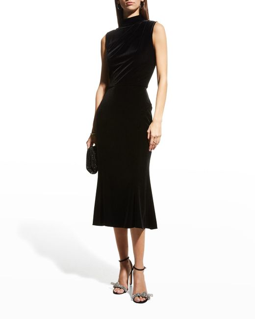 kiriya velvet lace column dress Velvet Shoshanna Clothing Kiriya Velvet Lace Column Dress By Shoshanna Rent  The Runway
