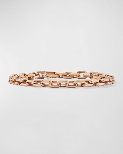 David Yurman Natural Streamline Heirloom Link Bracelet In 18k Rose Gold, 5.5mm for men