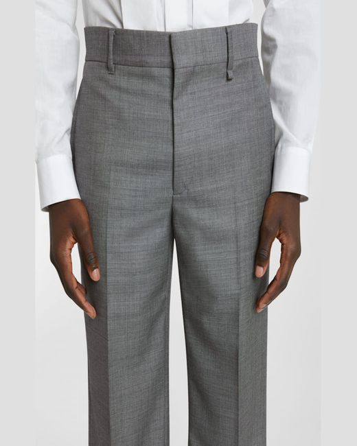 Givenchy Gray 4G Wool Trousers for men