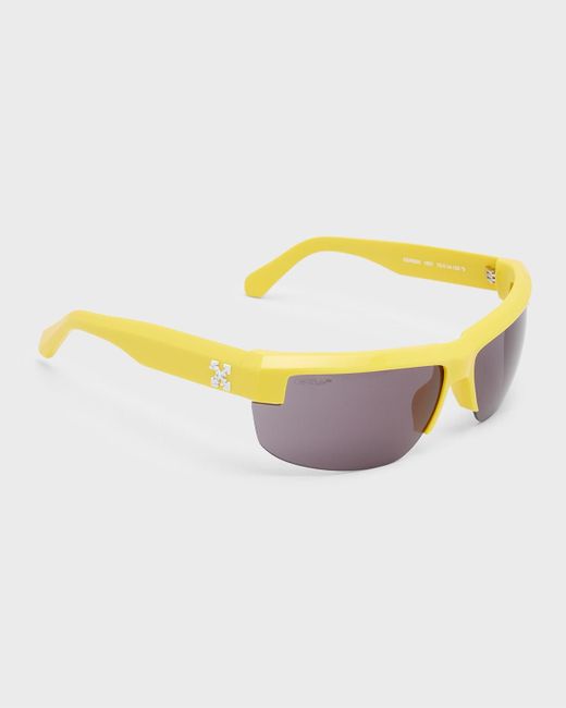 Off-White c/o Virgil Abloh Multicolor Toledo Half-rim Acetate Sunglasses for men