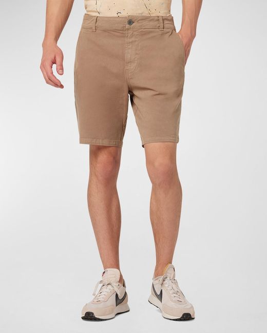 Hudson Natural Solid Chino Shorts for men