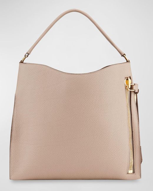 Tom Ford Natural Alix Hobo Small