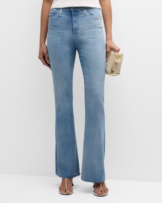 AG Jeans Blue Madi High Rise Flare Jeans
