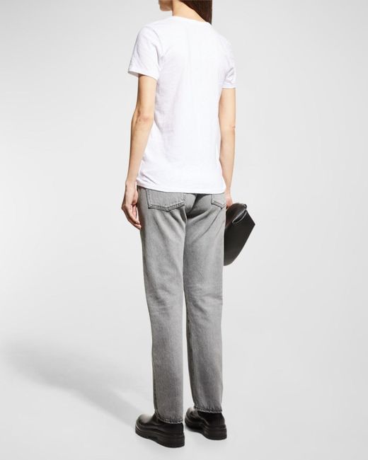 Rag & Bone White The Vee Basic T-Shirt