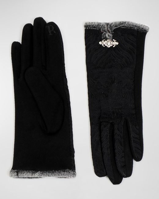 Pia Rossini Black Zelia Gloves