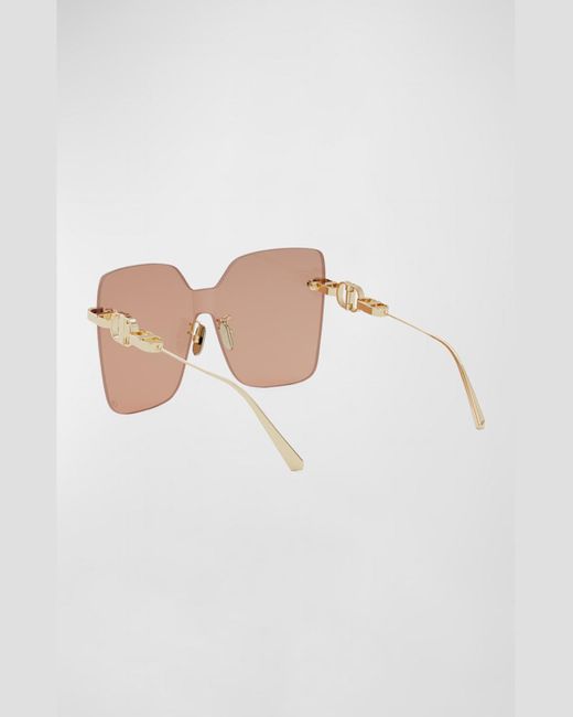 Dior White Cd Chain M1U Sunglasses