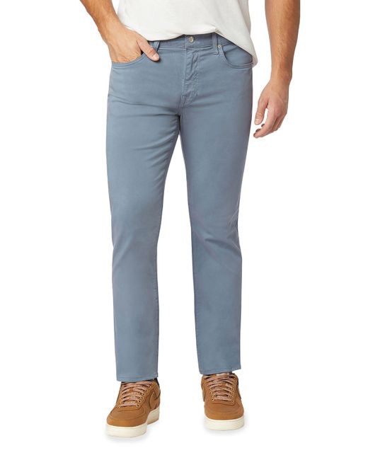 Joe's Jeans Blue Brixton Slim-Straight Sateen Twill Pants for men