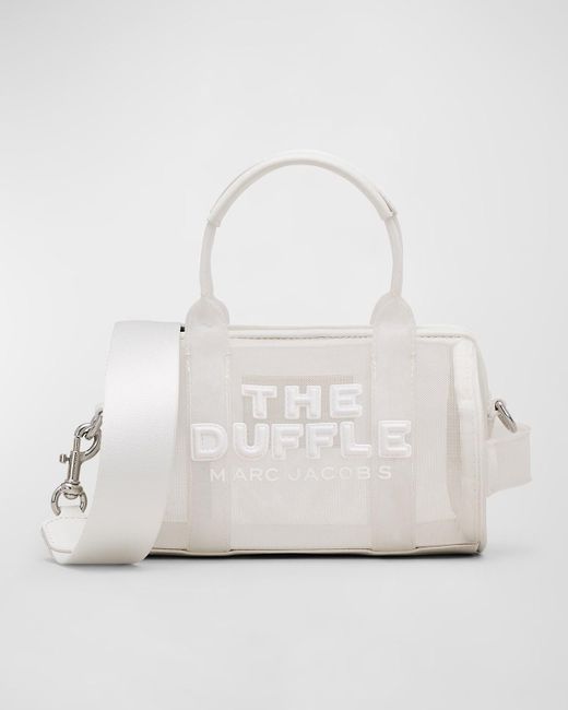 Marc Jacobs White The Mesh Mini Duffle Bag