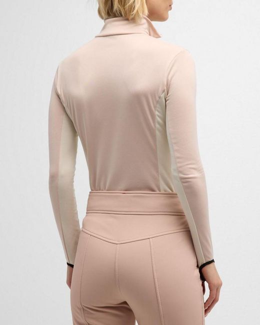Moncler Natural Polartec Quarter-Zip Base Layer
