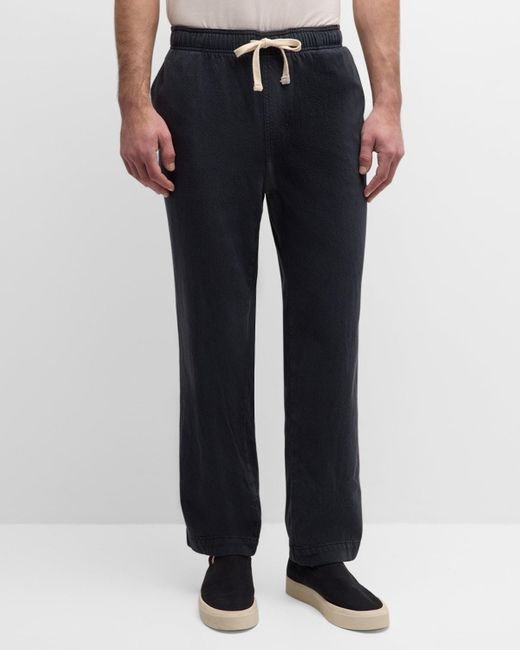 FRAME Blue Textured Terry Sweatpants for men