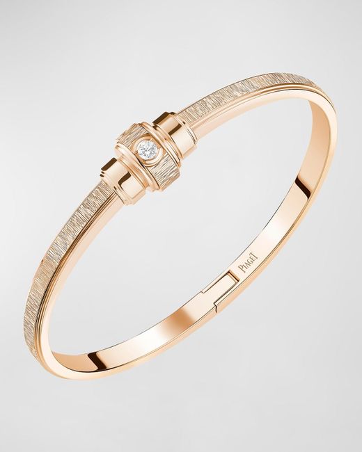PIAGET 18K Pink Gold Possession Decor Palace Soft Bracelet with