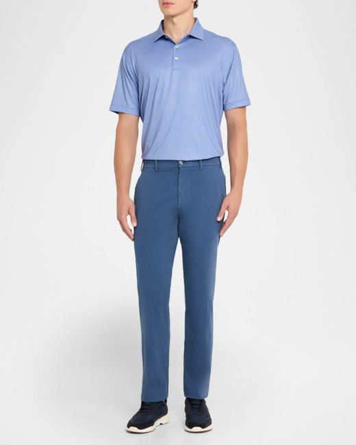 Peter Millar Blue Apos;S Flat Front Trousers for men